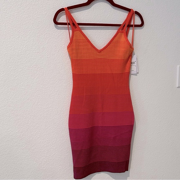 Guess Mia Multi-color gradient Bodycon Sweater Dress - Picture 6 of 8